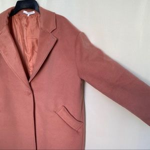 Salmon Pea Coat, never worn